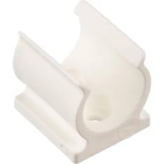 Velcron 20mm valkoinen kiinnike pyöröputkille