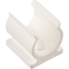 Velcron 25mm valkoinen kiinnike pyöröputkille