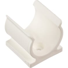 Velcron 30mm valkoinen kiinnike pyöröputkille