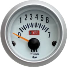 Autogauge 2" oil pressure gauge