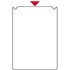 Lyreco 10 pcs A4 clear sticker pocket