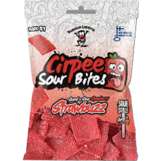 Cirpee Sour Bites Strawbuzz 120 g karkkipussi