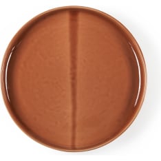 Nosse Ceramics For Heirol Svelte Terracotta 27cm plate