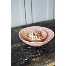 Nosse Ceramics For Heirol Smooth Rose 12cm kulho