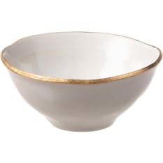 Nosse Ceramics For Heirol Edge Ivory Gold 12cm kulho