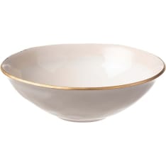 Nosse Ceramics For Heirol Edge Ivory Gold 16cm kulho