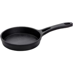 Heirol blinipannu 14 cm valurauta musta