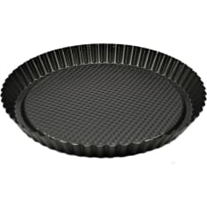 Heirol pie dish 28 cm coated