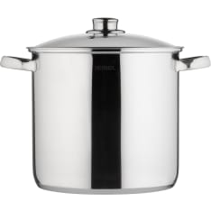 Heirol 10 l steel pot with a lid