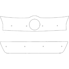 Tammers Volkswagen Golf 6 2009-2011 maskisuoja