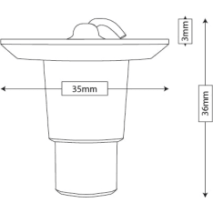Tammers 3mm mask guard bracket