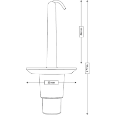 Tammers 44mm mask guard bracket