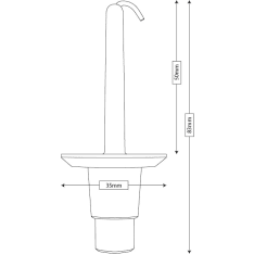 Tammers 50mm mask guard bracket