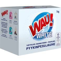 Wow! White 1 kg laundry powder for white laundry
