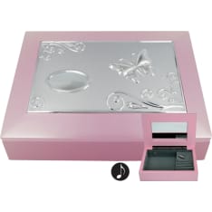 Diplomat pink jewelry box