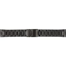 Keeper 94514 22/22mm musta metallinen kellonranneke