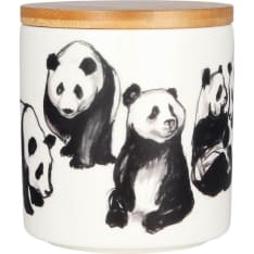Gold ceramics Panda's friend 8dl jar