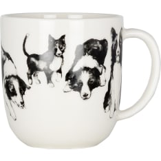 Kultakeramiikka Koiran Ystävä Border Collie 3dl muki