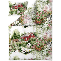 Vallila Mansikkapaikka pussilakanasetti