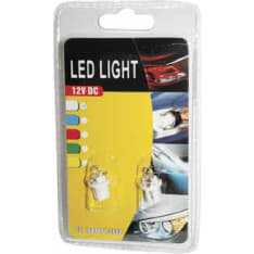 BL 12V B8,5d valkoinen LED polttimopari