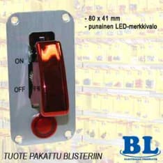 BL 41 x 80 mm toggle switch panel
