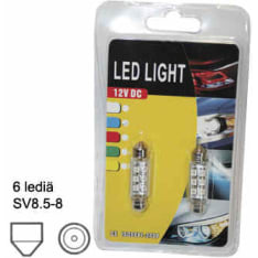 BL 12V SV8,5-8 sininen LED-polttimopari