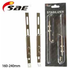Seeker Chrome 200mm 2pcs flat additional light support