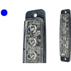 Axixtech 122x27x12mm 12-24V LED beacon/warning light