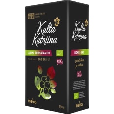 Kulta Katriina Luomu Tumma 450g pannukahvi
