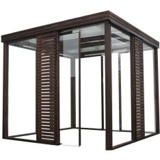 Tammiston Puu 2,5 x 2,5 m terassille lasikuutio