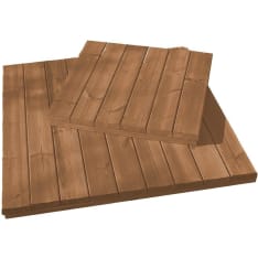 Tammiston Puu 600 x 600 mm x 21 mm ruskea pihalaatta