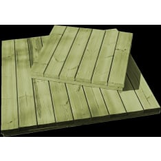 Tammiston Puu 800 x 800 mm x 21 mm vihreä pihalaatta