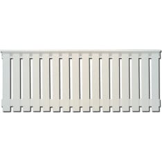 Tammiston Puu Aavikko 2000 x 900 mm maalattu valkoinen aitaelementti