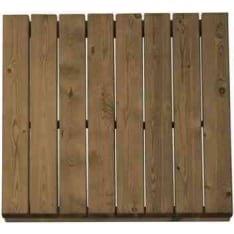 Tammiston Puu 800 x 800 mm x 16 mm ruskea pihalaatta