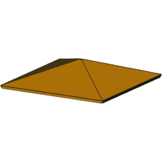 Tammiston Puu 3 x 3 m terassin vanerikatto