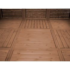 Tammiston Puu 4 x 4 m paviljongin lattiaelementit