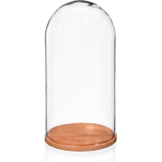 Amanda B Glass 30cm lasikupu alustalla