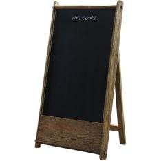 Amanda B Rustic 62x120cm liitutaulu ständi