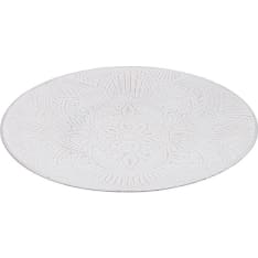 Amanda B Ava 40cm white decorative plate