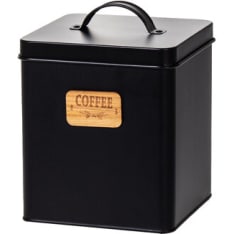 AmandaB Coffee black metal box