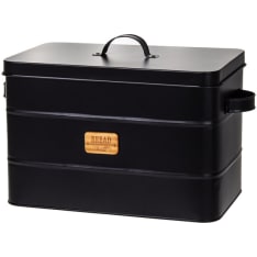 AmandaB Bread black metal box