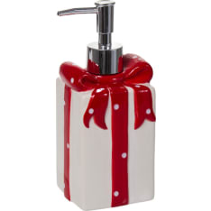 AmandaB Christmas bow pump bottle