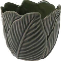 AmandaB 15x15x13cm tummanvihreä ruukku