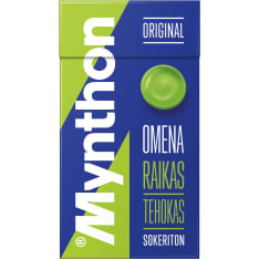 Mynthon Original Omena +C 31 g sokeriton kurkkupastilli