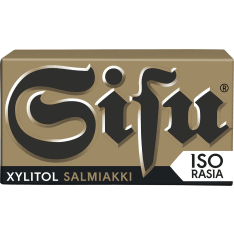 Sisu Xylitol Salmiakki 70 g lozenge candy box