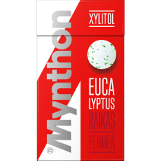 Mynthon Xylitol Eucalyptus +B-vitamiini & Kalsium 31 g ksylitolipastilli