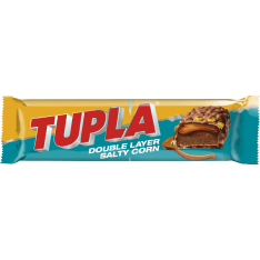 Tupla Double Layer Salty Corn chocolate bar 48g