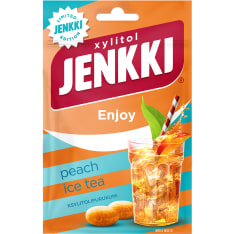 Jenkki Enjoy Peach Ice Tea xylitol chewing gum 35 g