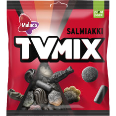 Malaco TV Mix Salmiakki 280 g karkkipussi