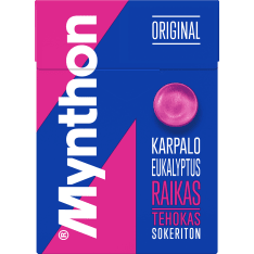 Mynthon Original Karpalo-Eukalyptus sokeriton +C 85 g kurkkupastilli